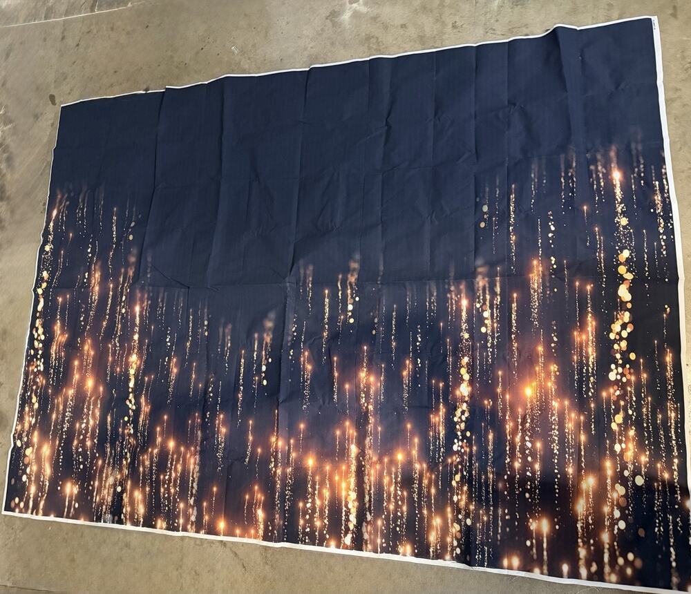 Black and Gold Backdrop Birthday Backdrop Gold Glitter Spot Wedding 7x5ft